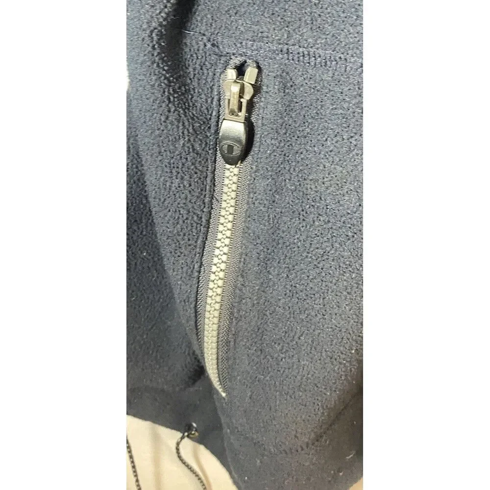 Champion Authentic Athletic Apparel Full Zip Fleece Jacket 2XL Blue‎